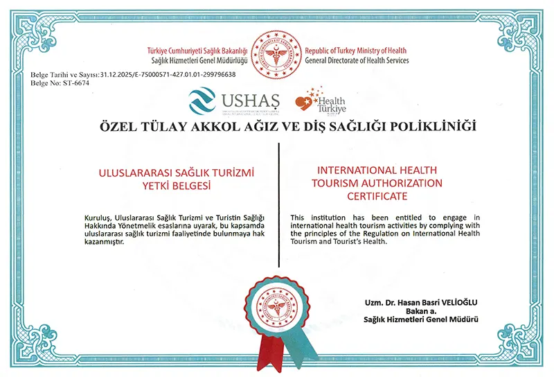 Sağlık Turizmi Yetki Belgesi
